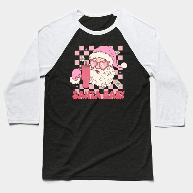 Santa Baby Baseball T-Shirt by MZeeDesigns
